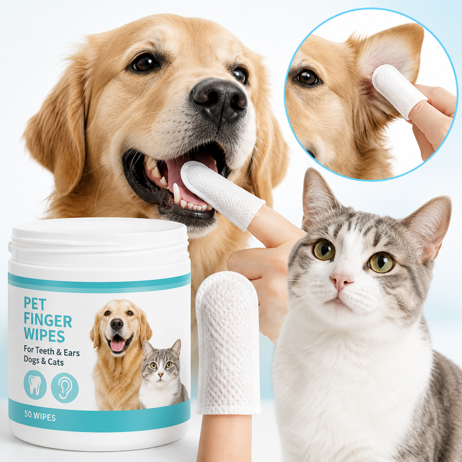 Salviette Ditale 2 in 1 – Igiene di Denti & Orecchie