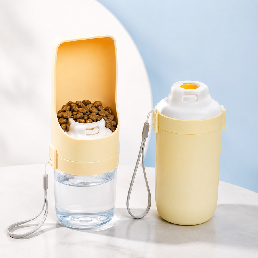Borraccia da Viaggio 2 in 1 – Acqua & Cibo Sempre con Te
